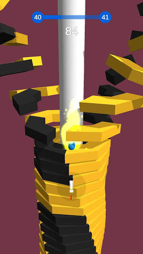 Stack Crash - Fall Fire Helix 3D Platform Via Ball screenshot 4