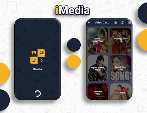 iMedia- Video Status, Tag, Caption, Wallpaper, Gif screenshot 1