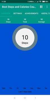 Pedometer - The Steps Counter screenshot 1