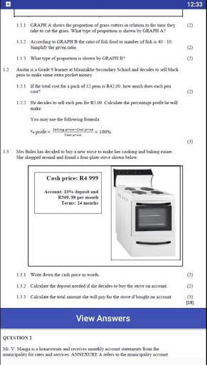 Grade 10 Mathematical Literacy Mobile Application screenshot 6