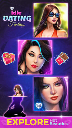 Idle Sexy Girl Dating Clicker - Fantasy Romance screenshot 4
