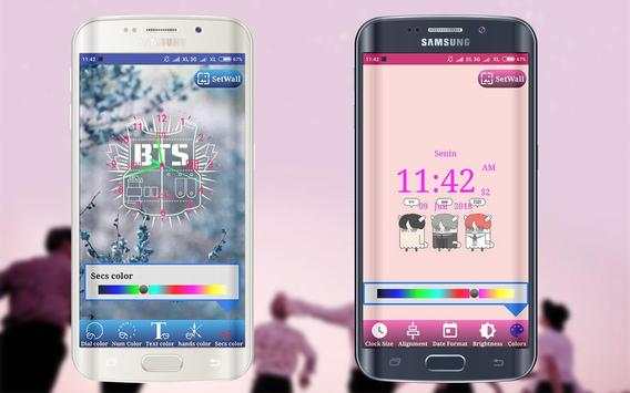 BTS Clock Live Wallpaper screenshot 5