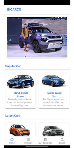 Incarco: Buy New Car & Bike, EMI, Compare Car/Bike screenshot 1