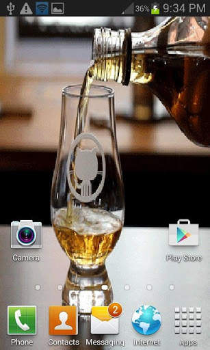 Drink Glass Live Wallpaper 2 تصوير الشاشة