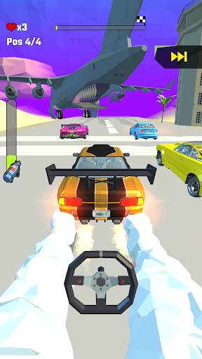 Crazy Rush 3D - Araba Yarışı screenshot 1