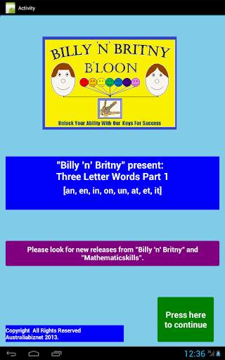 Three Letter Words Part 1 Free скриншот 15