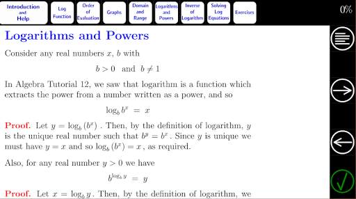 Algebra Tutorial 13: Logarithms II скриншот 5