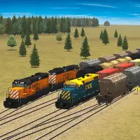 Train and rail yard simulator on 9Apps