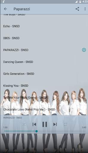 SNSD Top Music Free screenshot 1