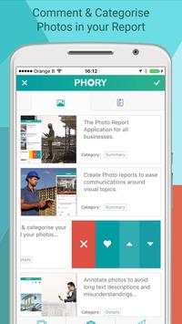 PHORY - PDF Photo Reporting for Professionals screenshot 3
