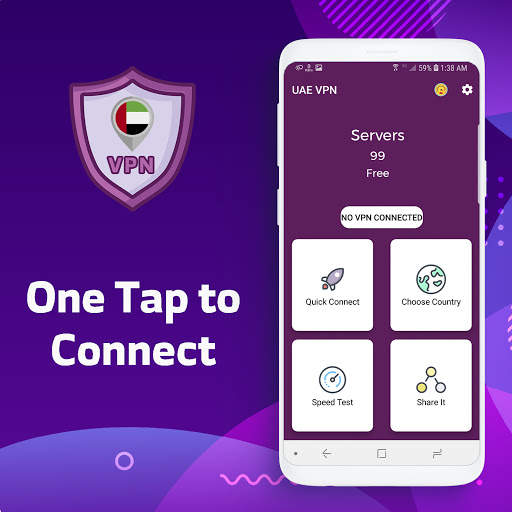 UAE VPN - Fast & Unlimited VPN screenshot 1
