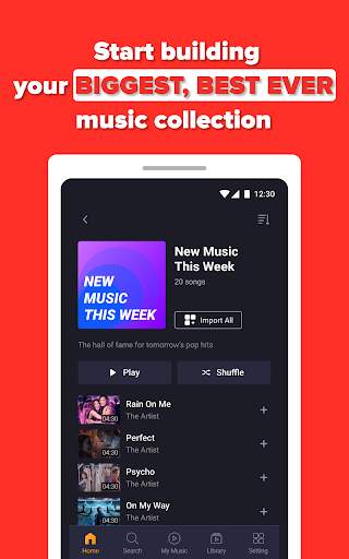 Kostenloser Musik-Player: Musikvideo & Stream-Song screenshot 9