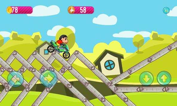 Shin Temple Chan bike Race screenshot 2