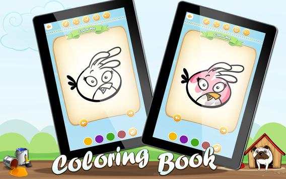 Coloring Angry Birds screenshot 3