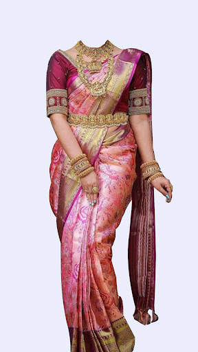 Women Saree Photo Suit screenshot 2