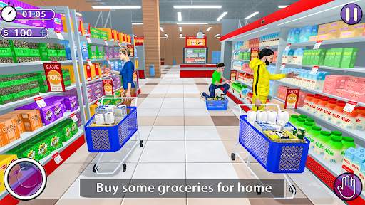 Supermarket Shopping Game Simulator:Family Mall 3D screenshot 2