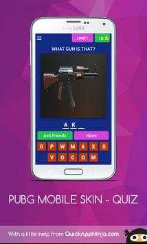 PUBG MOBILE SKIN - QUIZ screenshot 1