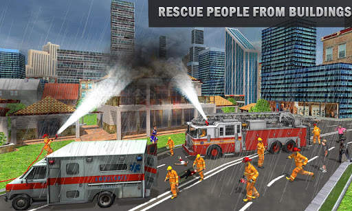 Firefighter Truck Simulator: Rescue Games screenshot 4