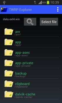 TWRP Explorer screenshot 1
