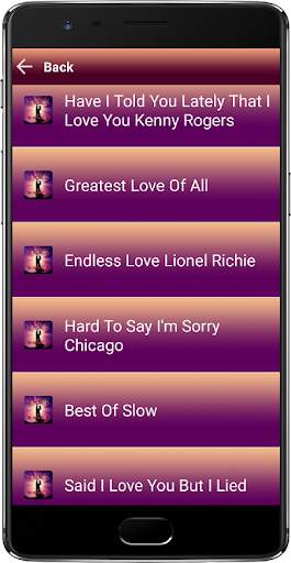 Love Songs Sweet Memories screenshot 1