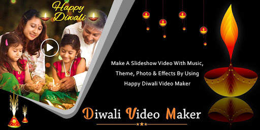 Happy Diwali Video Maker 2020 - Diwali Movie Maker 1 تصوير الشاشة