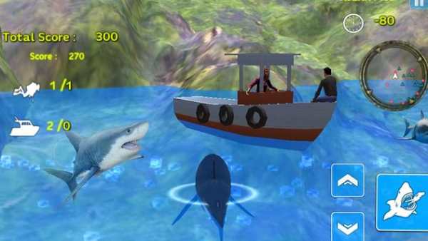 Deadly Shark Simulator : Blue whale  hunting Game screenshot 4