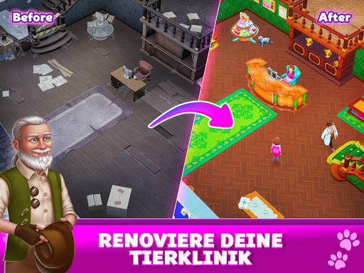 Pet Clinic: Gratis-Rätselspiel mit süßen Tieren screenshot 11