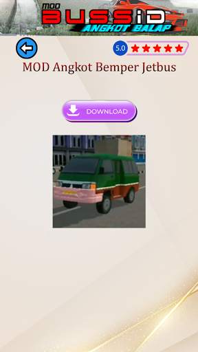 Mod Bussid Angkot Balap screenshot 4