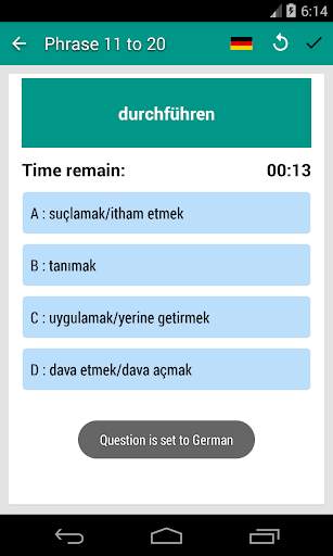 Ortak Almanca Fiiller - Almanca Öğrenin screenshot 8