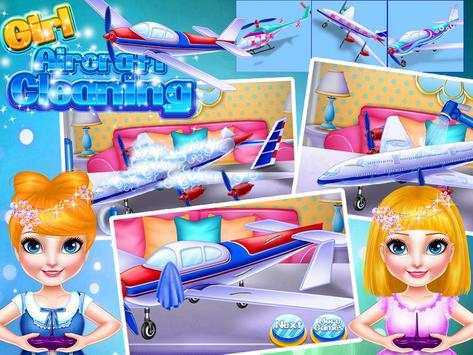 Girl Clean Up Plane Toy screenshot 2