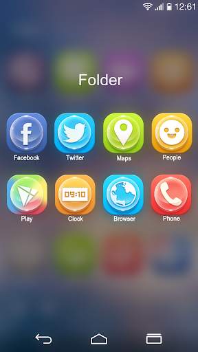 Clean GO Launcher Theme screenshot 4