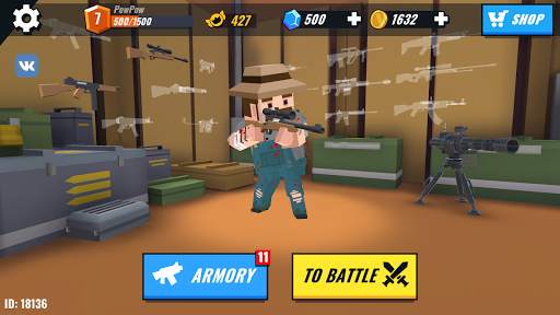 Battle Gun 3D - Pixel Shooter screenshot 11
