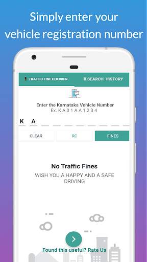 Bangalore Traffic -Check Fines screenshot 1