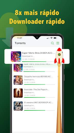 Fast BitTorrent Downloader screenshot 1