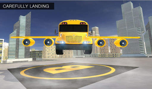 Terbang 3D Sekolah Bus Simulat screenshot 13
