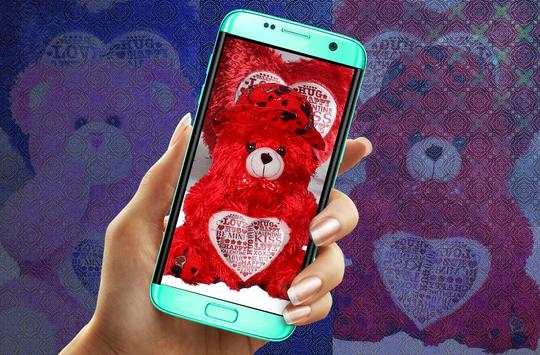 Teddy Bear Zipper Lock Screen screenshot 3