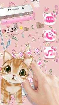 Cute cat live wallpaper theme screenshot 3