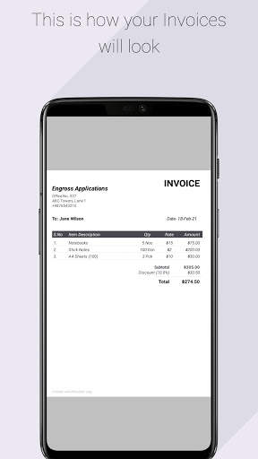 Billculator - Simple Invoice & Estimate Maker screenshot 2