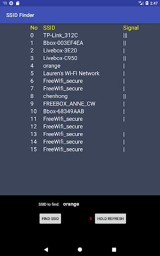 WIFI SSID Finder FREE screenshot 2