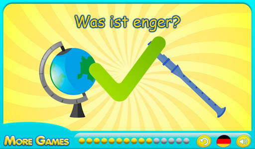 Lernspiele: breit schmal screenshot 3