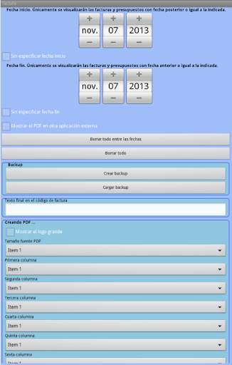 FactuYa Lite (Facturas PDF) screenshot 11