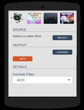 Converter  vidéo au format MP3 screenshot 1