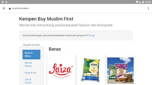 Produk Muslim dan Bumiputra screenshot 5