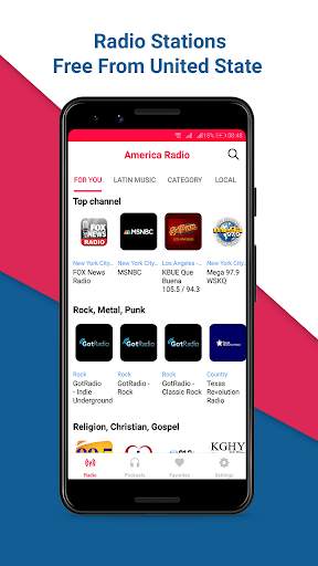 Radio USA: Free FM Radio screenshot 3