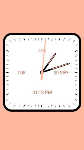 Analog Clock Square screenshot 5