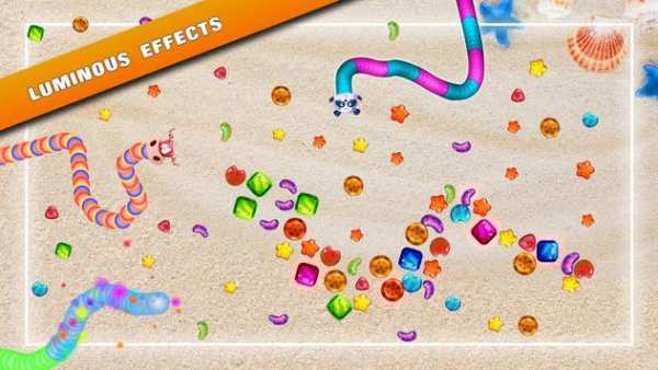 Slither Candy Game IO : Snake Worm Mask screenshot 3
