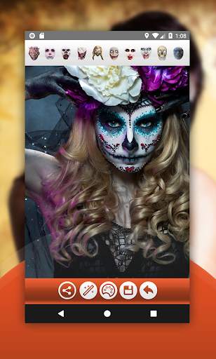 Halloween Makeup Photo Editor screenshot 4