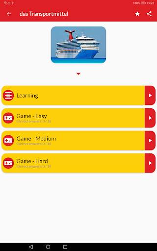 Learn German vocabulary free screenshot 8