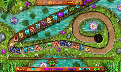 Save Funny Animals - Marble Shooter Match 3 game. screenshot 4
