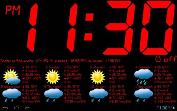 Tablet Clock screenshot 10